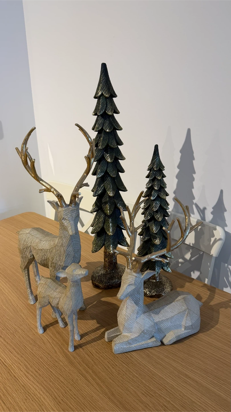 Christmas Tree Figurines Set