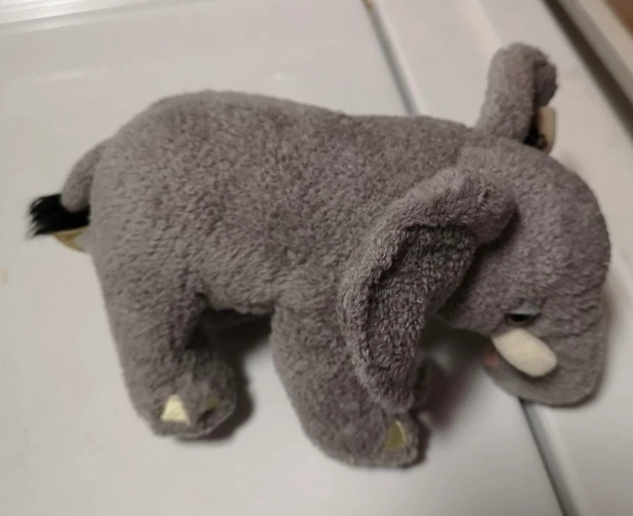 Plush Grey Elephant Stuffed Animal - photo 2