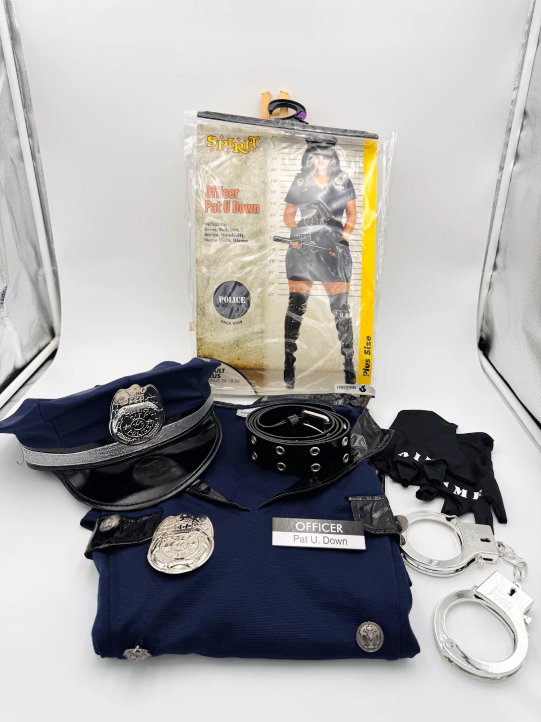 Spirit "Officer Pat U Down" Adult Plus Costume 2X (18-20)