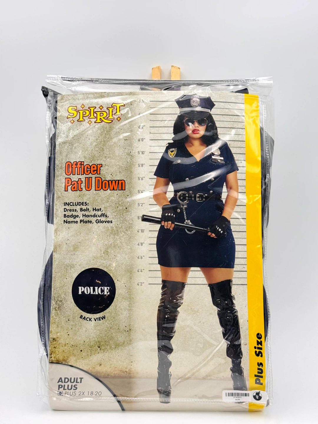 Spirit "Officer Pat U Down" Adult Plus Costume 2X (18-20) - photo 2