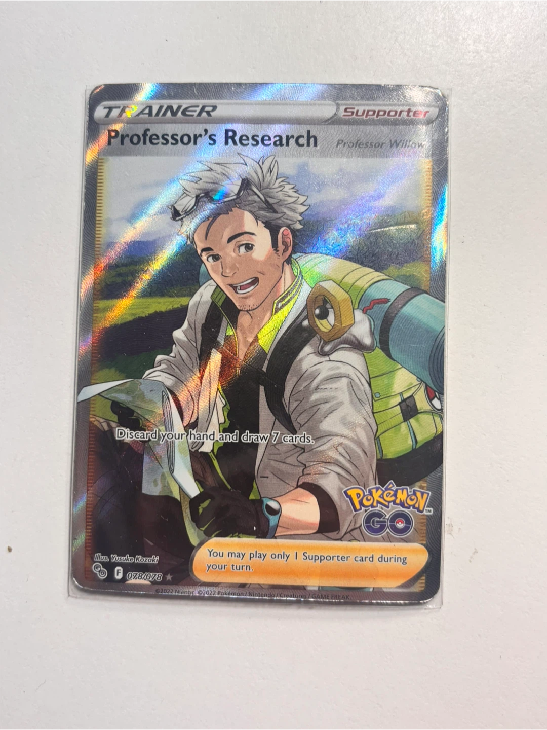 Pokémon TCG Professor's Research Supporter Card