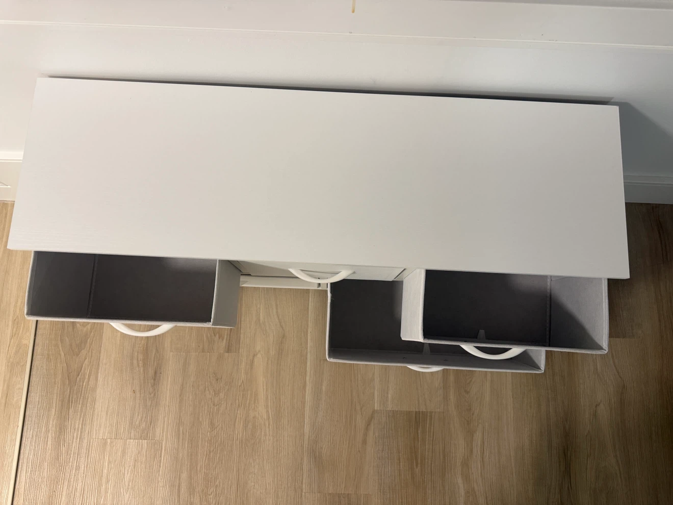 White 5-Drawer Fabric Dresser - photo 3