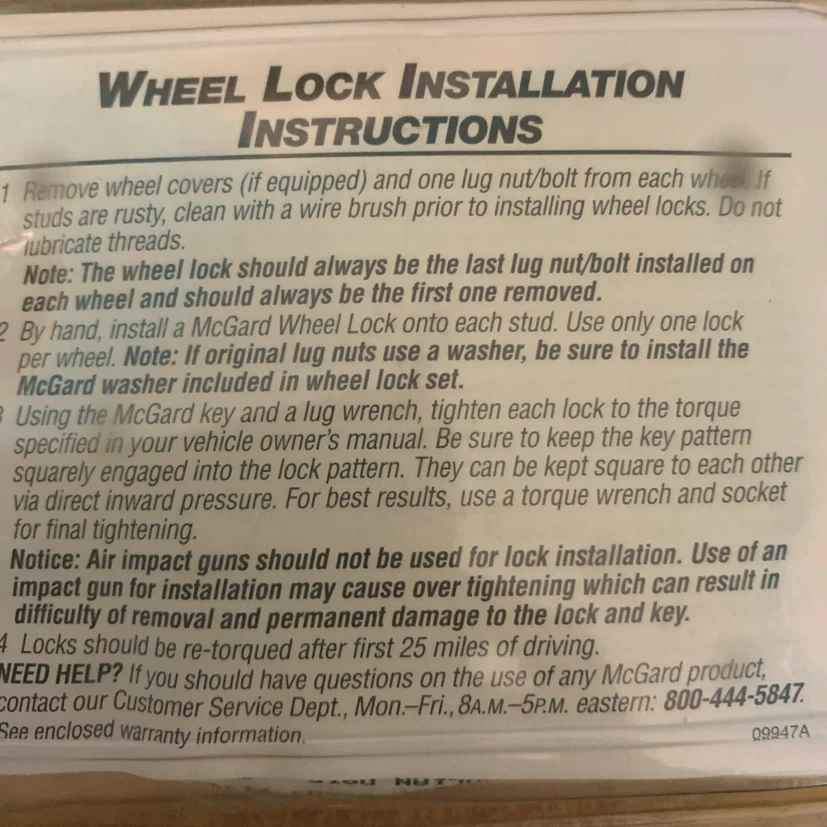 McGard Wheel Locks - 24137~  12 × 1.5 Chrome - photo 4