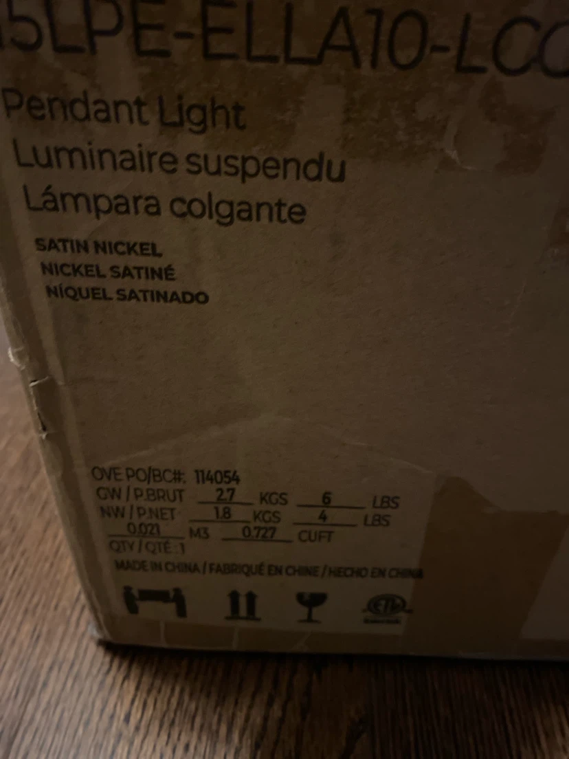 NEW Ove Pendant Light Fixture - photo 4