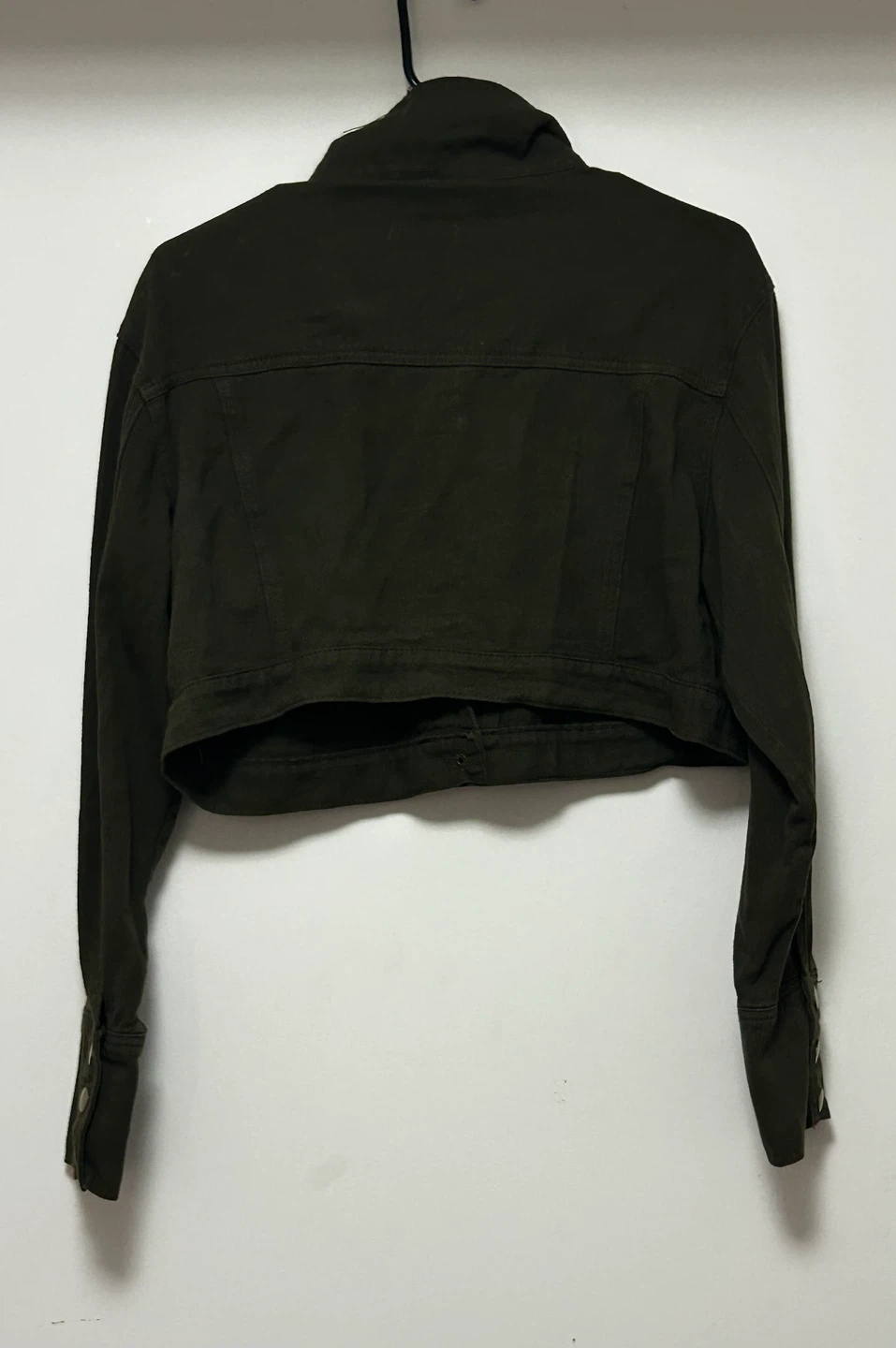 Fashion Nova Cropped Jacket  Olive Green - photo 2