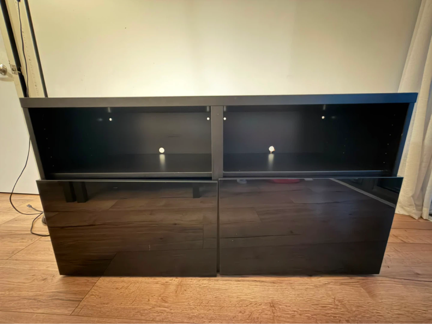 Black TV Stand