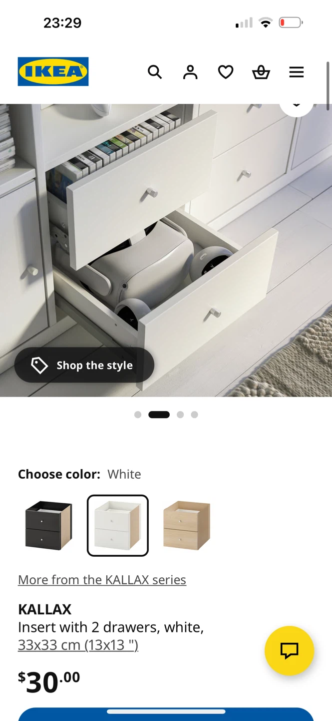 IKEA KALLAX Shelf Unit White 77x147 cm - photo 4