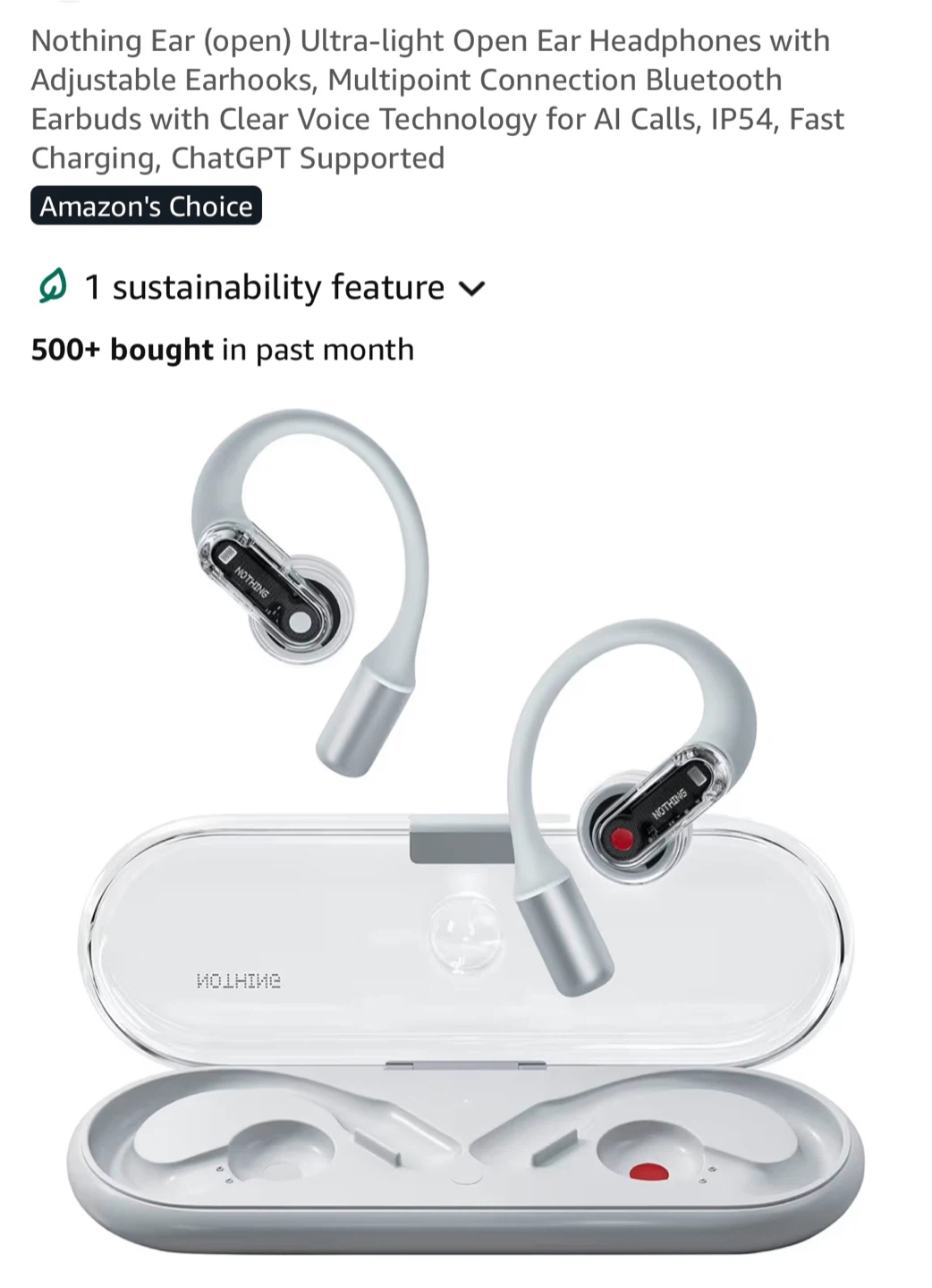 Nothing Ear (open) Ultra-light Open Ear Headphones
