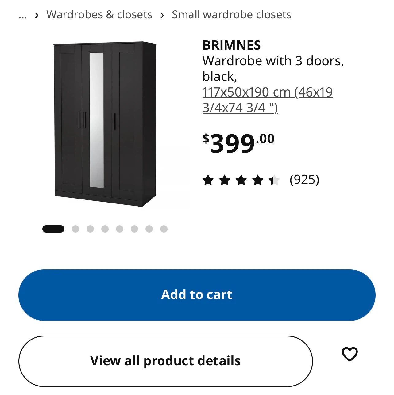 Ikea Brimnes Wardrobe - photo 4