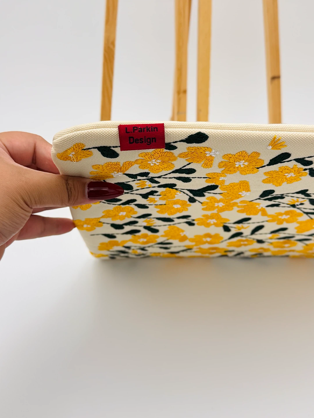 L. Parkin Design Floral Book Bag - photo 5
