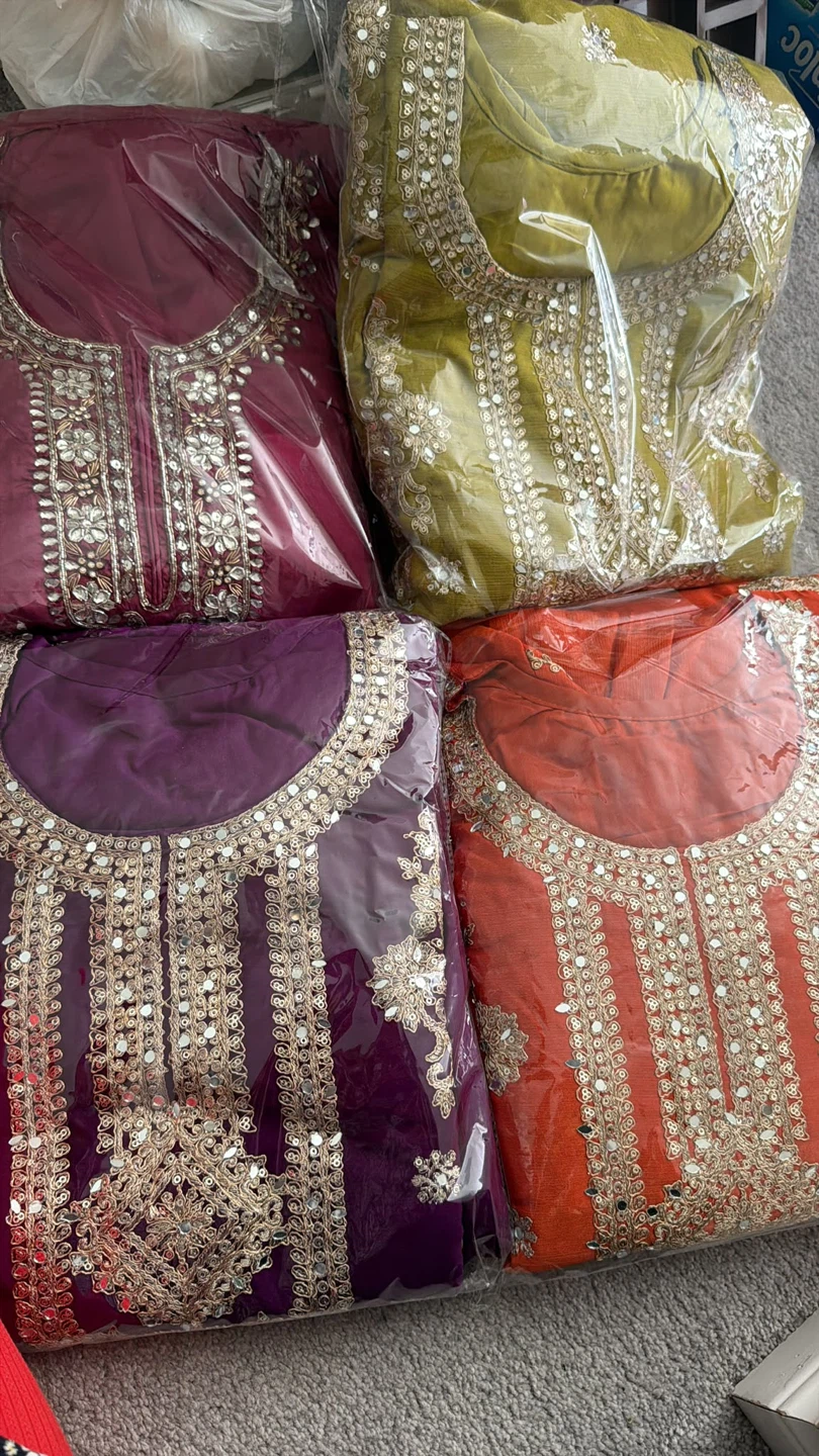 Embroidered Salwar Kameez Dupatta Set - photo 2