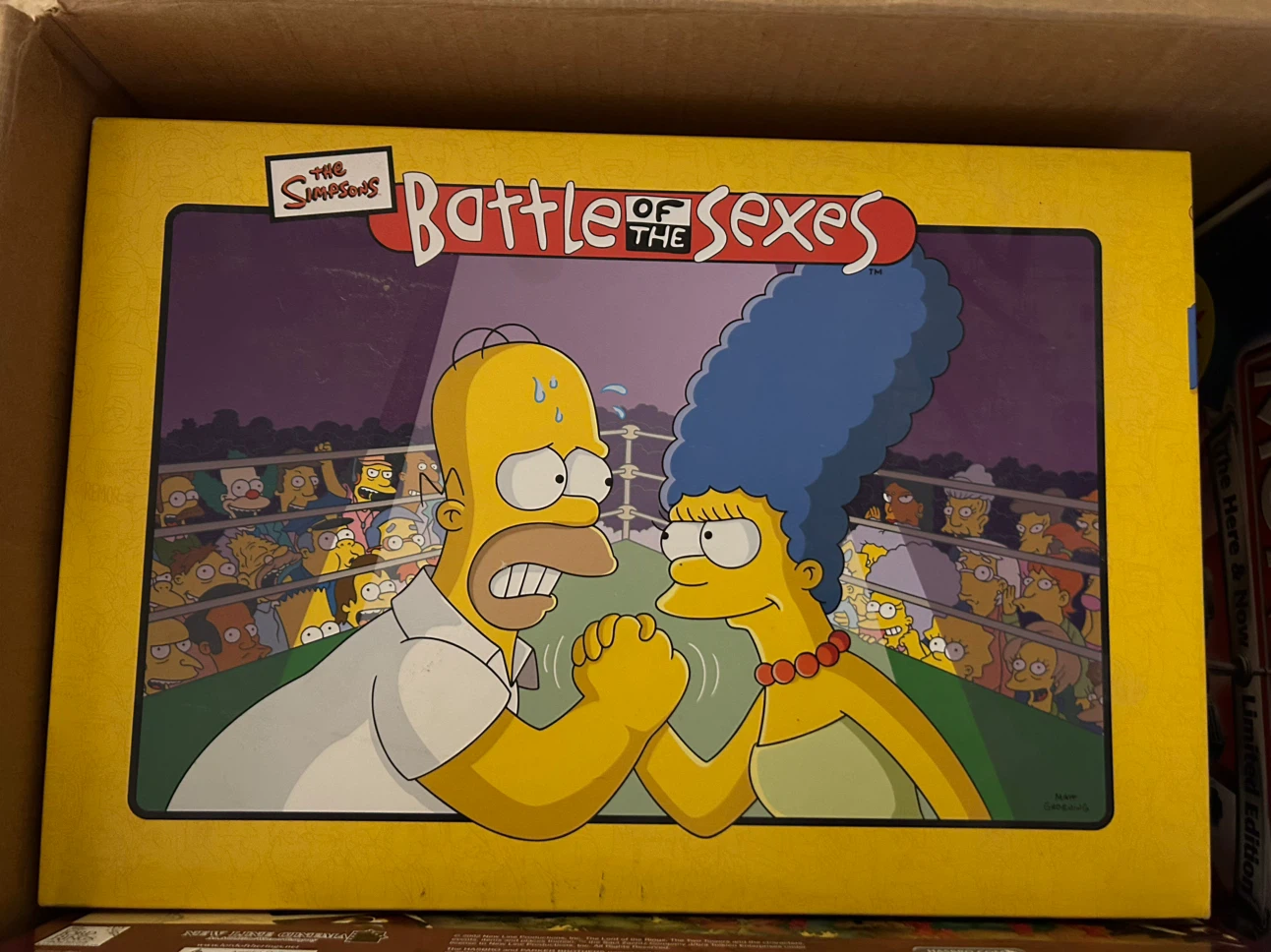 The Simpsons Battle of the Sexes Board Game