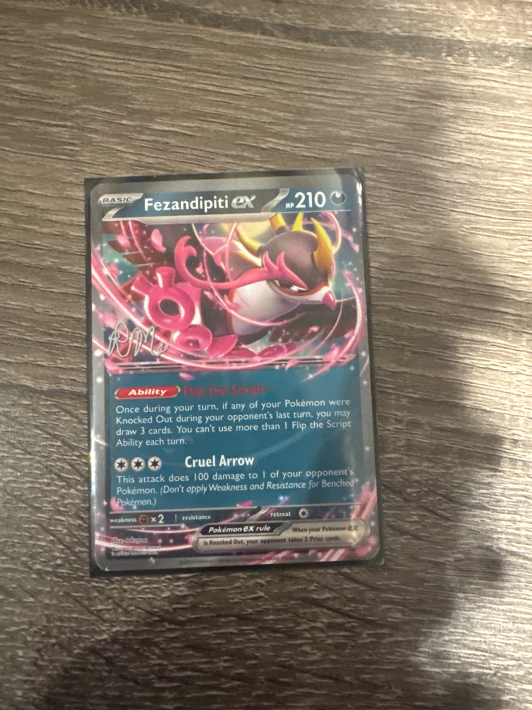 Fezandipiti EX Pokémon Card