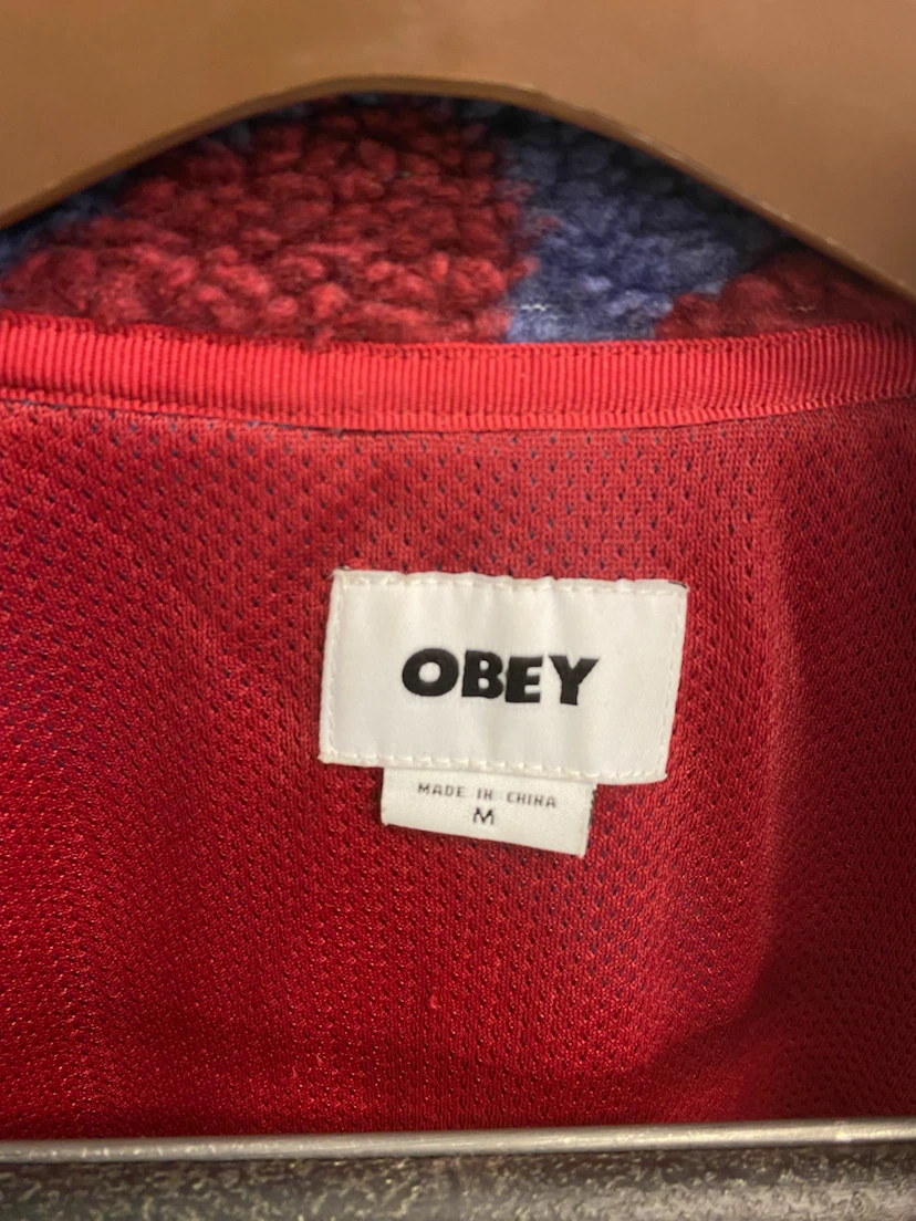 OBEY Hense Sherpa Jacket Size - Medium - photo 4