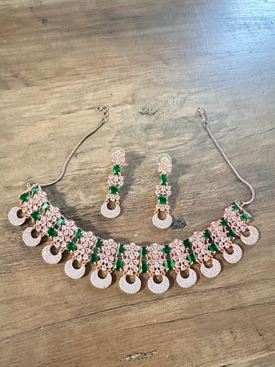 AD jewelry set and Gold plated necklace - photo 2