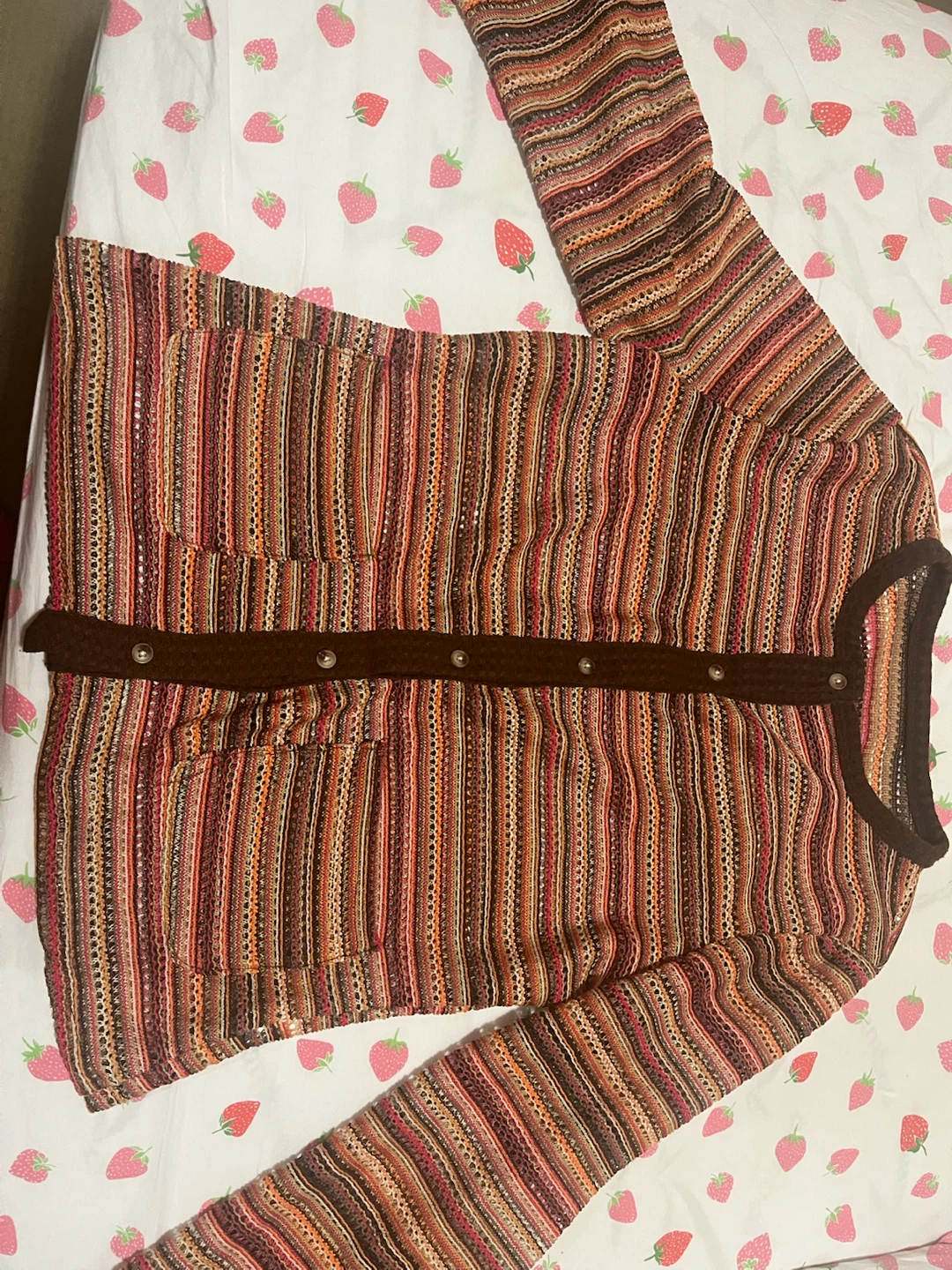 Striped Knit Cardigan