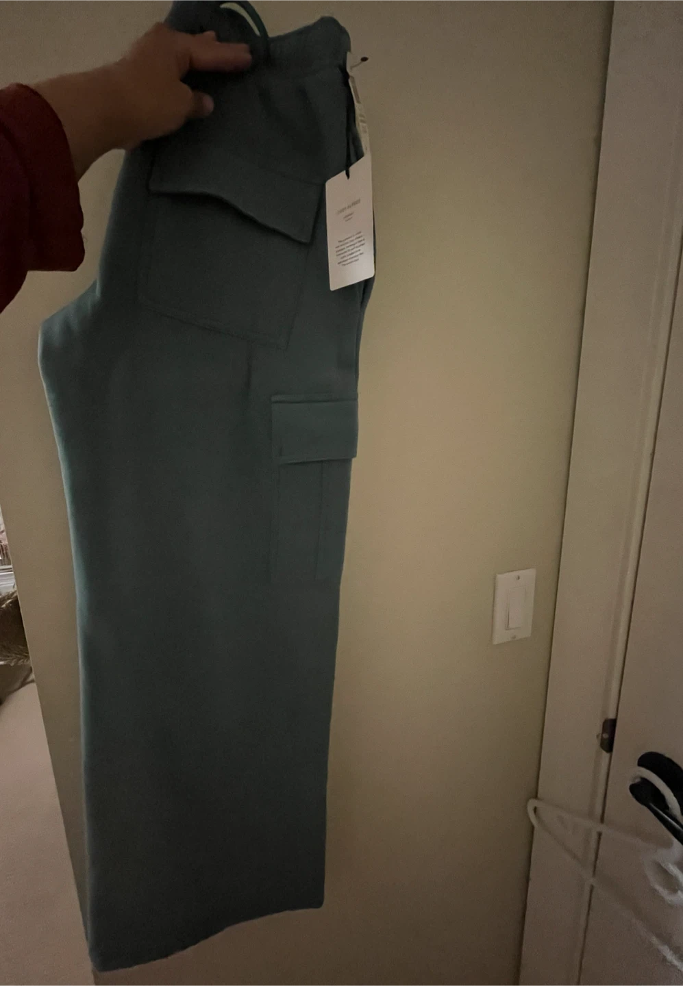 Brand New Teal Cargo sweats