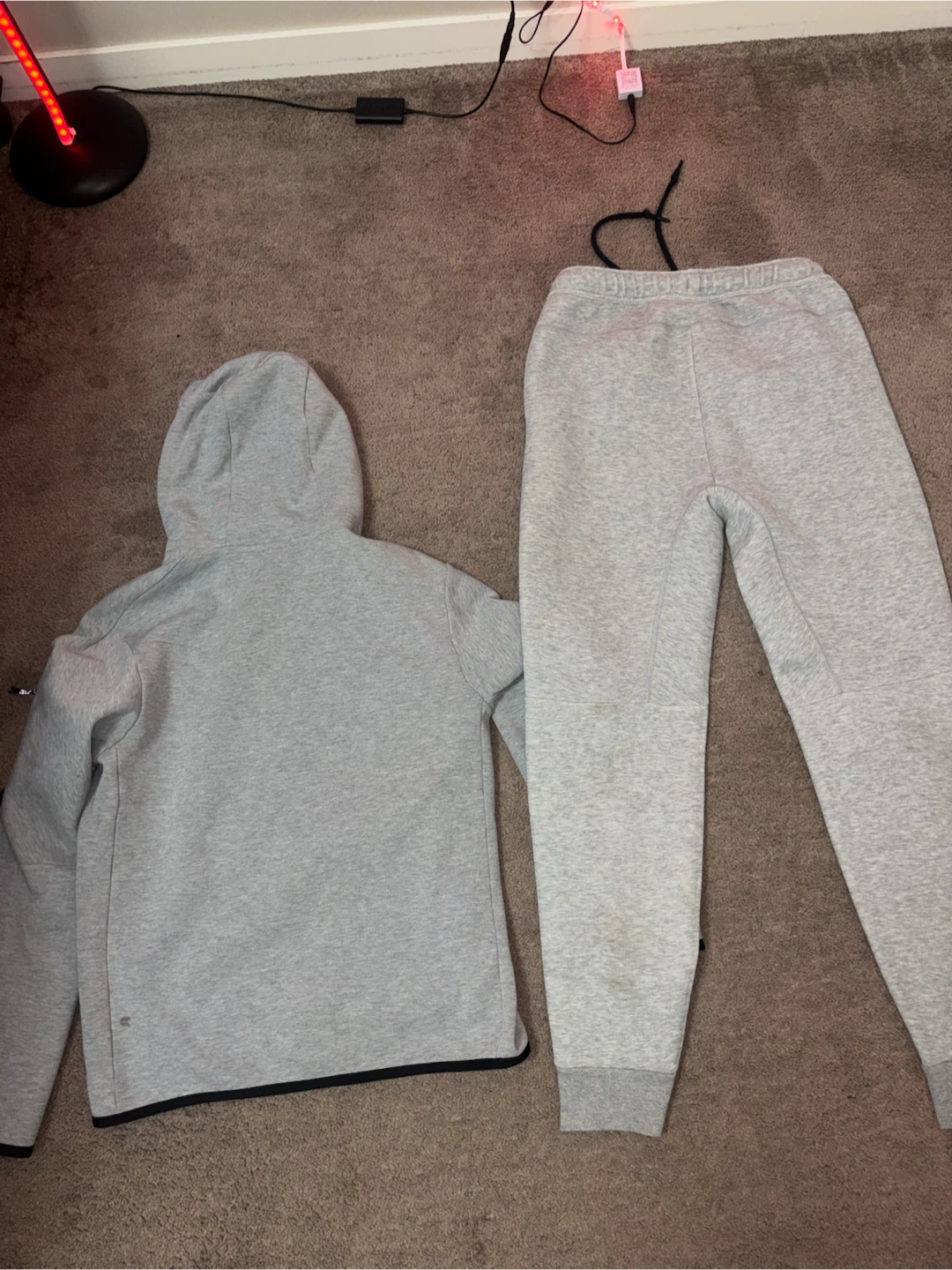 Nike Tech Fleece Tracksuit Grey Medium - photo 3