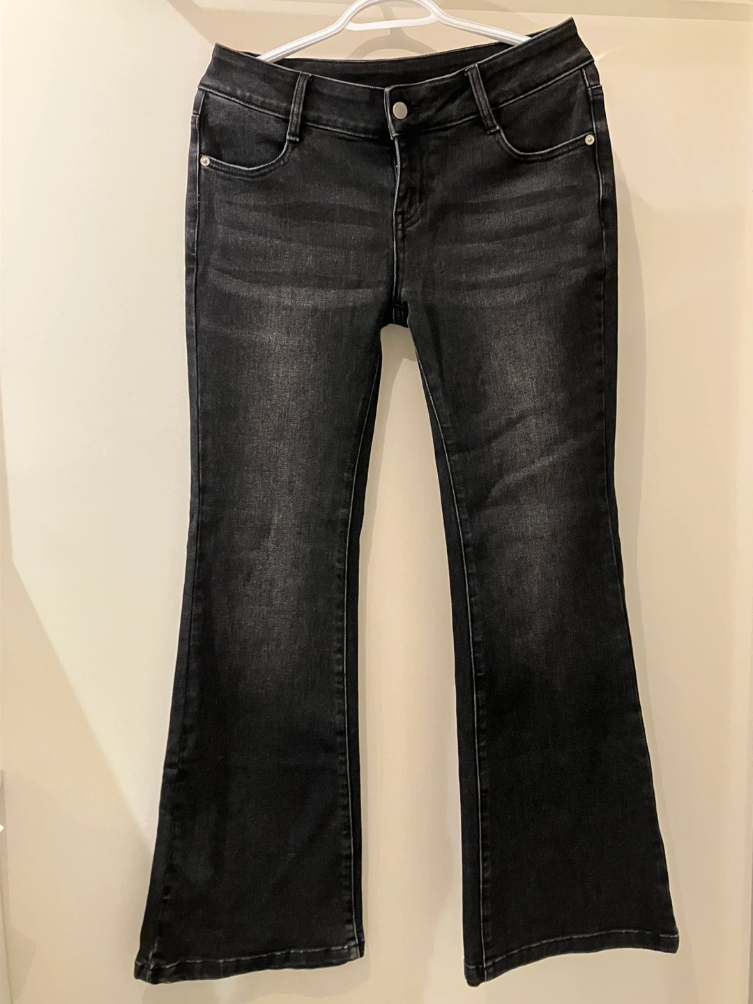 W.Management Flared Jeans - Black Size M