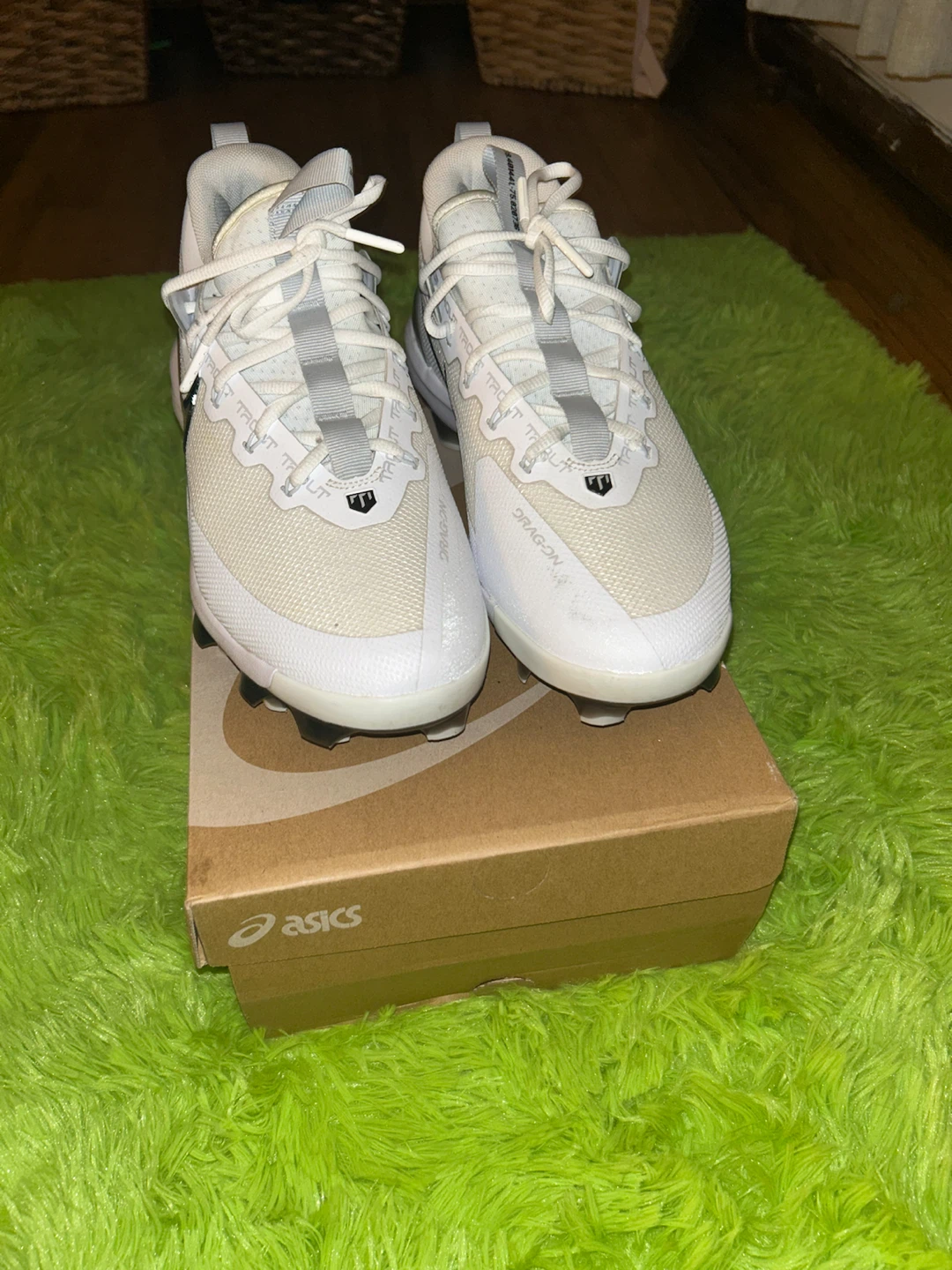 Nike Alpha Menace 3 Shark Football Cleats White - photo 2