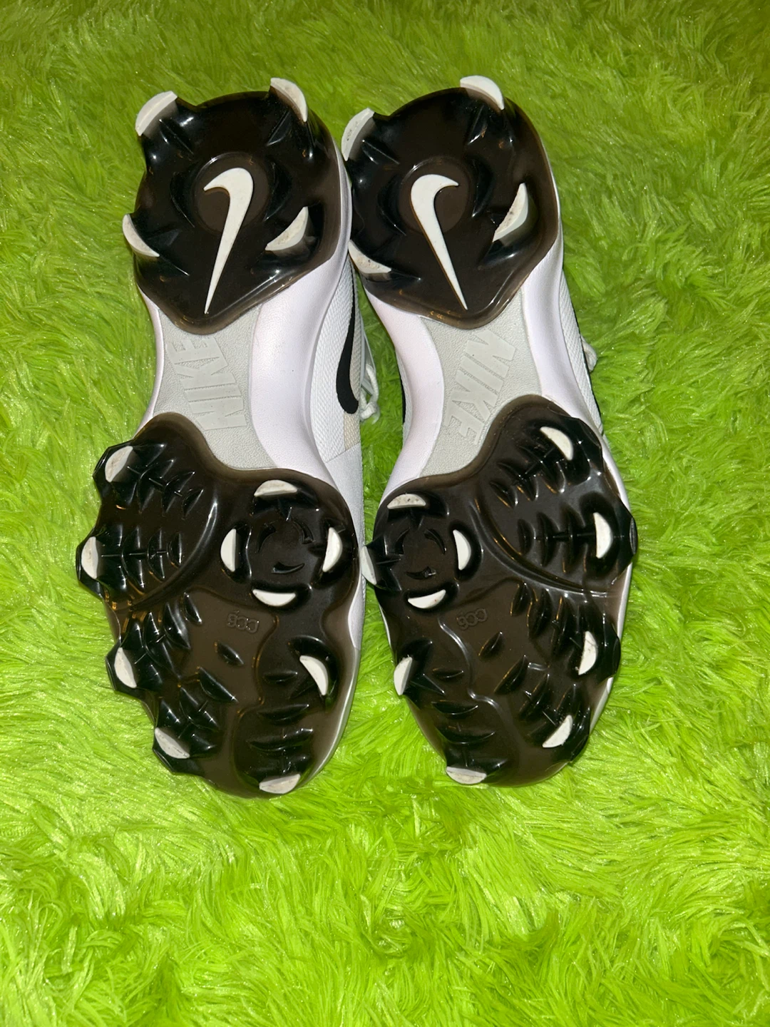 Nike Alpha Menace 3 Shark Football Cleats White - photo 3
