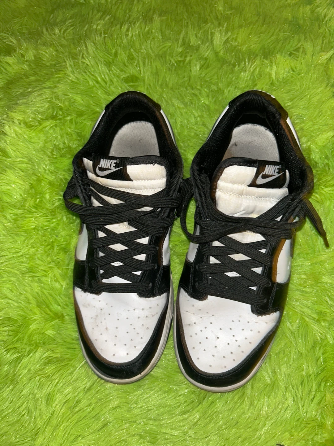 Nike Dunk Low White Black Sneakers - photo 2