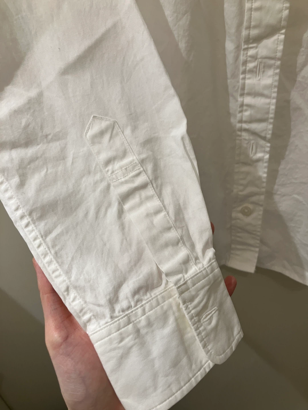 White Button-Up Shirt - photo 2