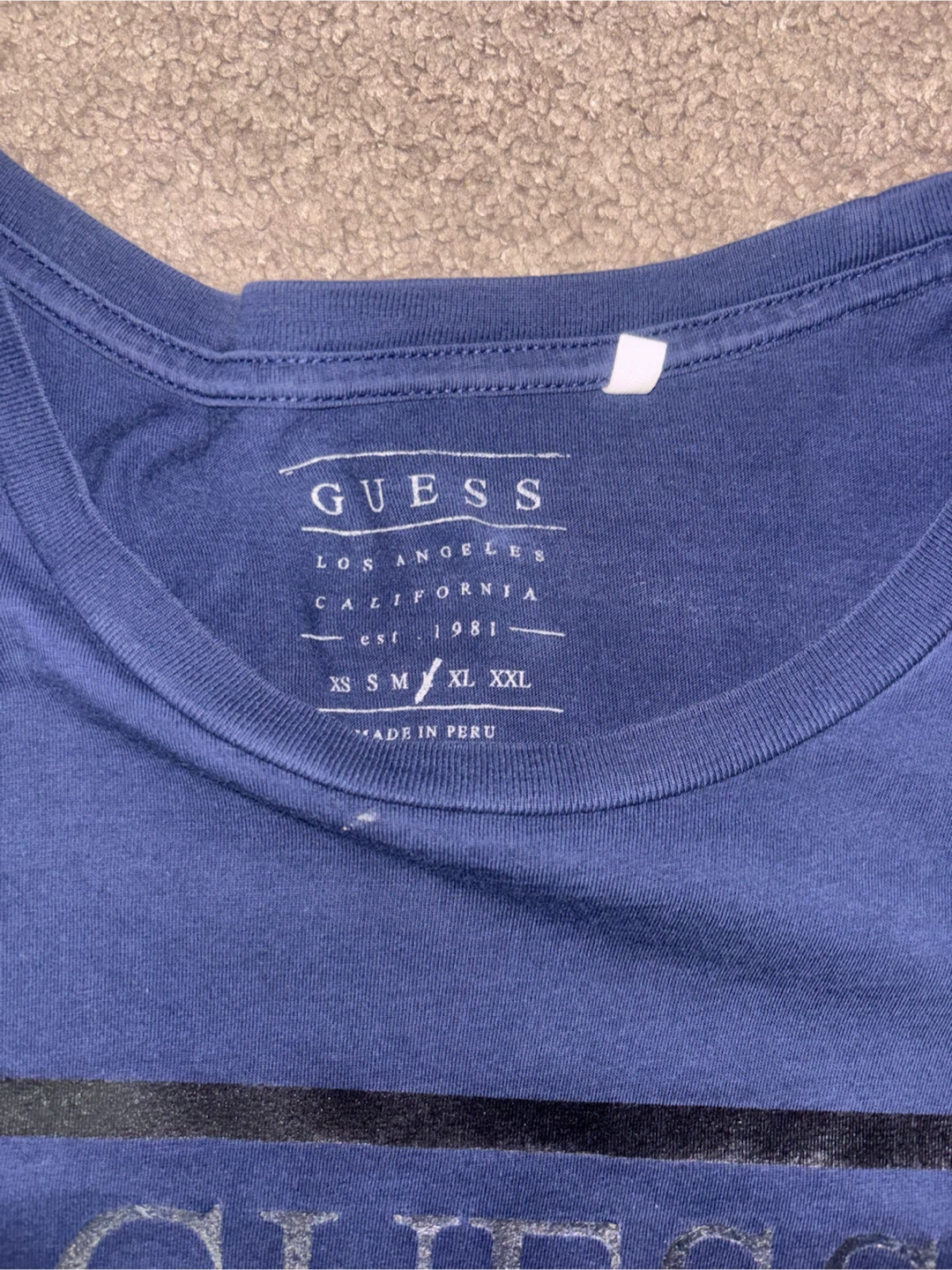 Guess Blue T-Shirt Size L - photo 2