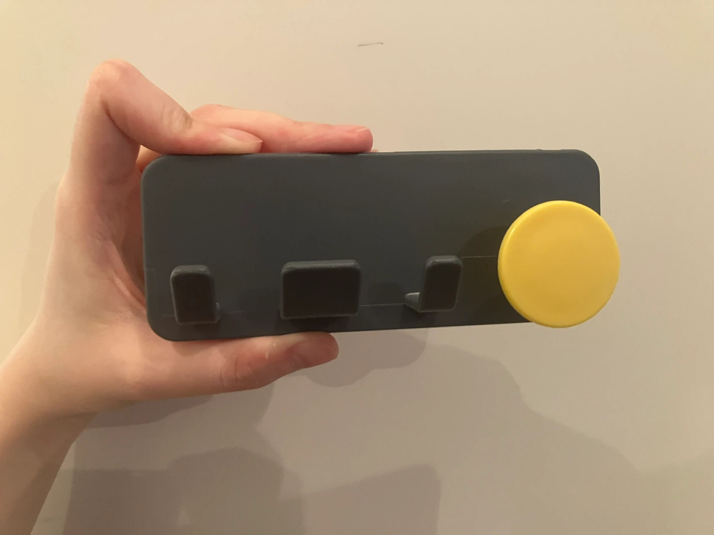 Wall Mounted Phone Holder with Hooks - photo 2