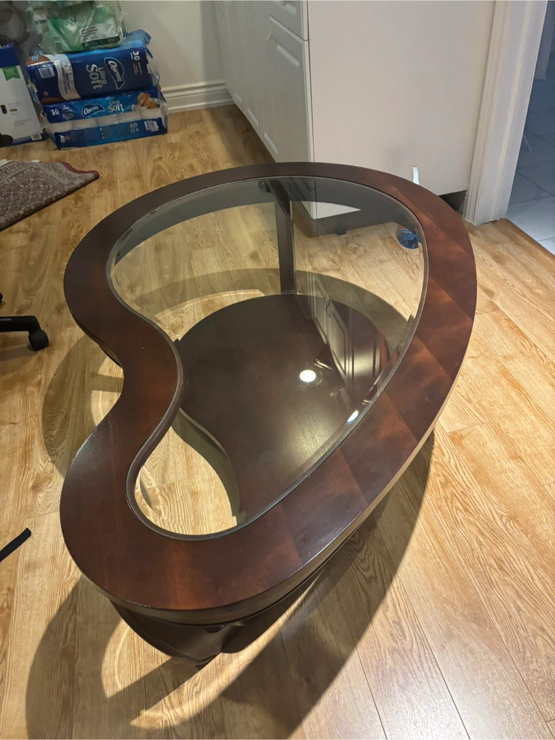 Teardrop coffee table