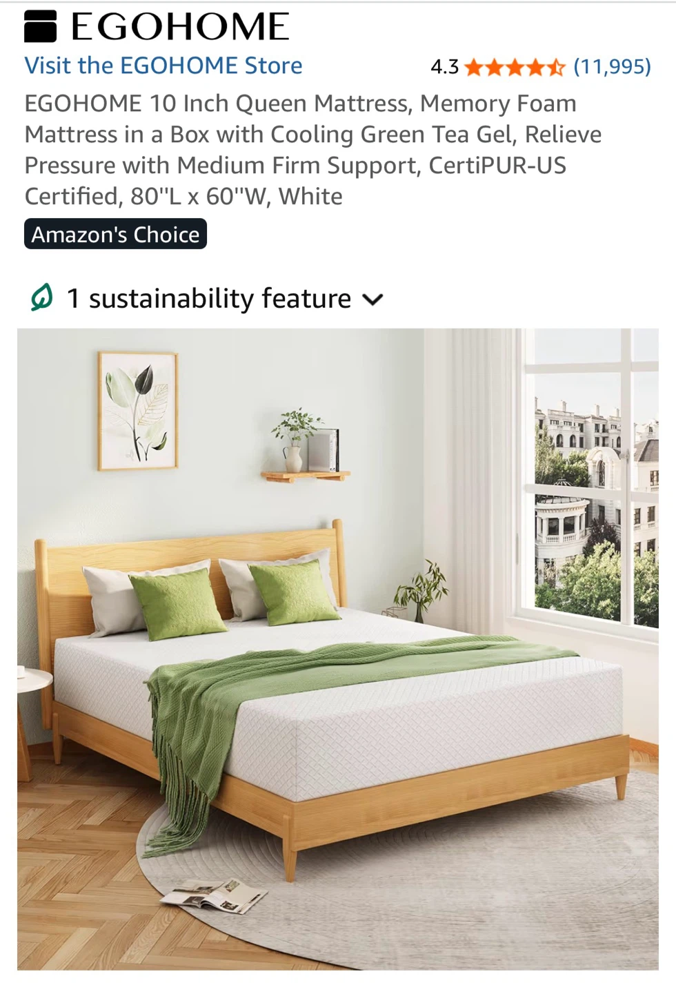 10 Inch Queen Memory Foam Mattress - photo 2