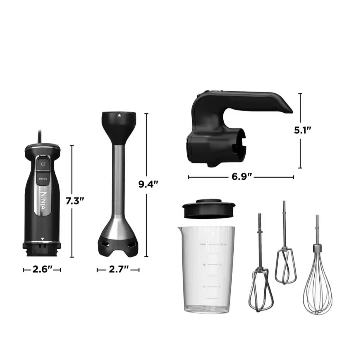 Ninja Power Base Hand Blender and Mixer Set - photo 3
