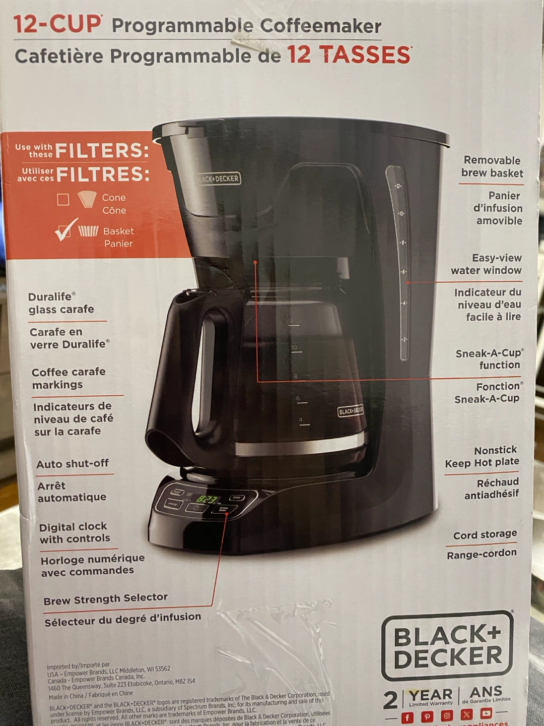 BLACK+DECKER 12-Cup Programmable Coffeemaker - photo 4