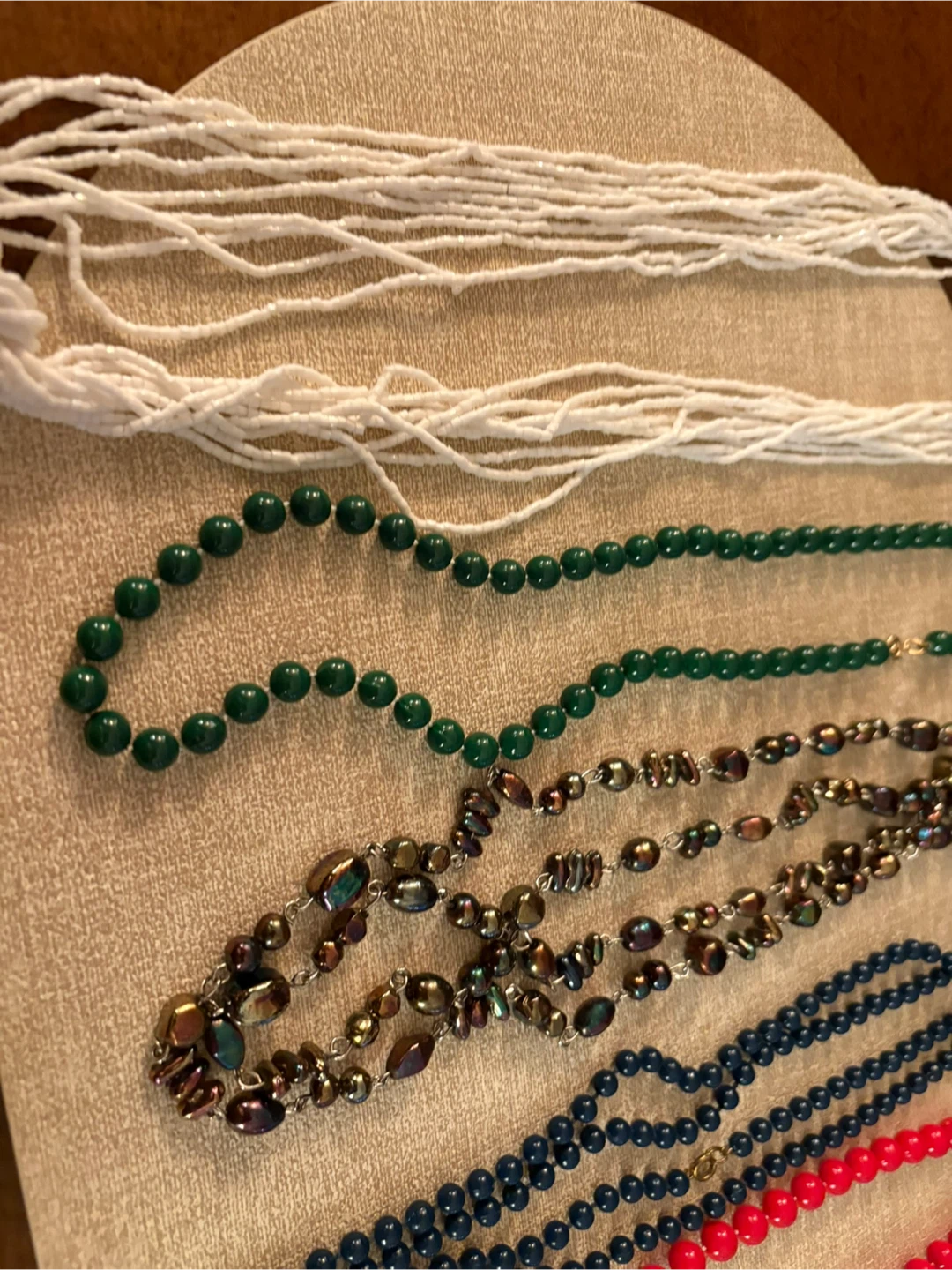 Assorted Beaded Necklace Lot – 6 Necklaces - photo 3