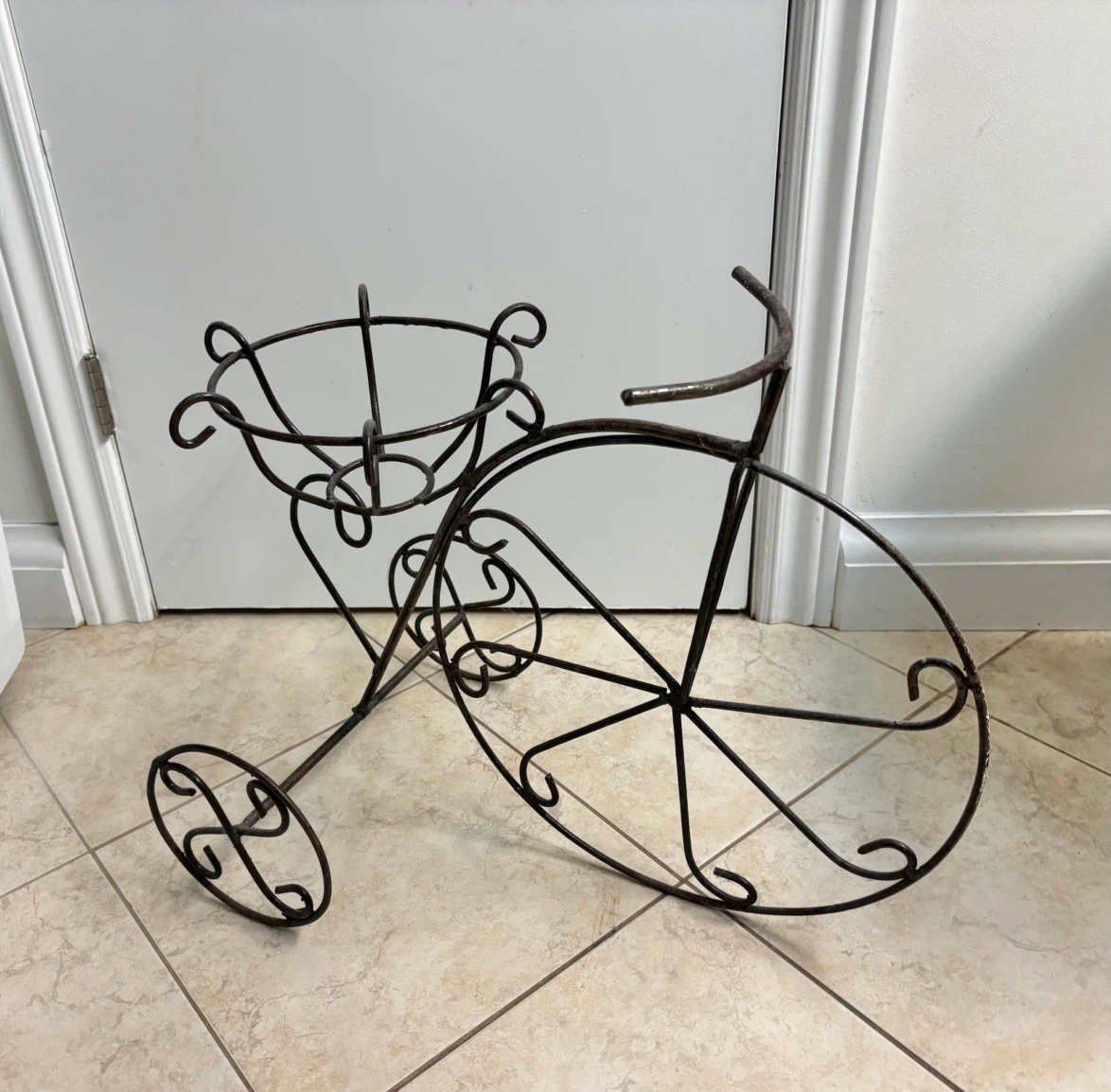 Metal Bicycle Plant Stand