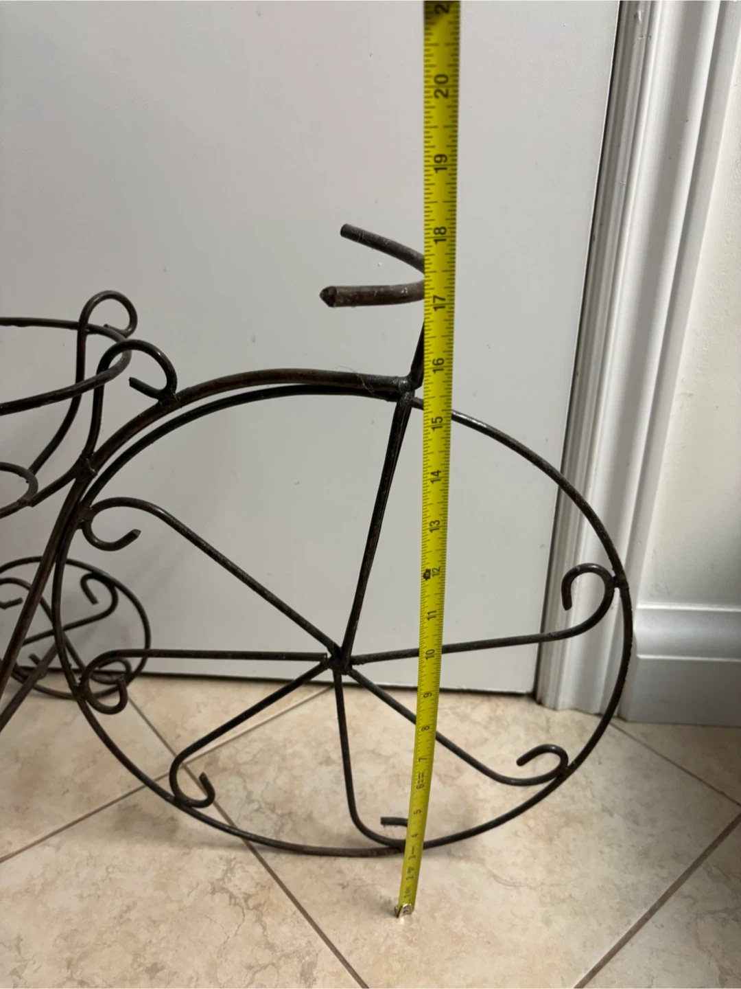 Metal Bicycle Plant Stand - photo 2