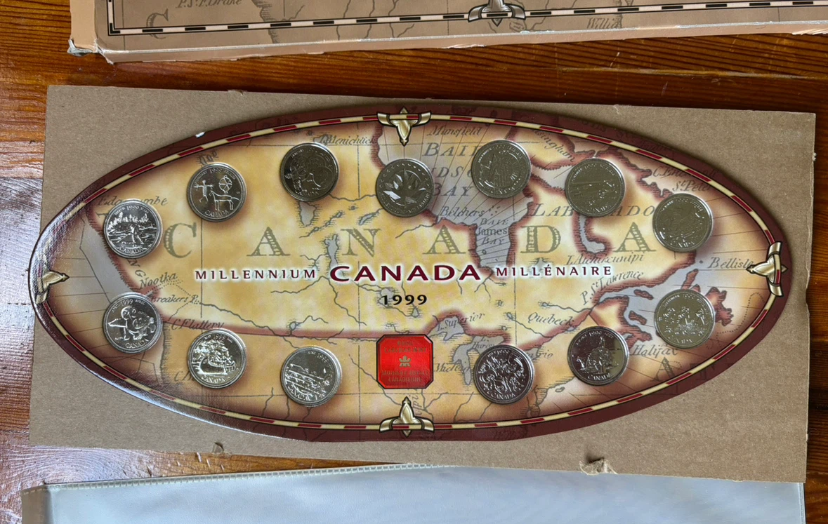 Canada Millennium Coin Collection 1999 - photo 2