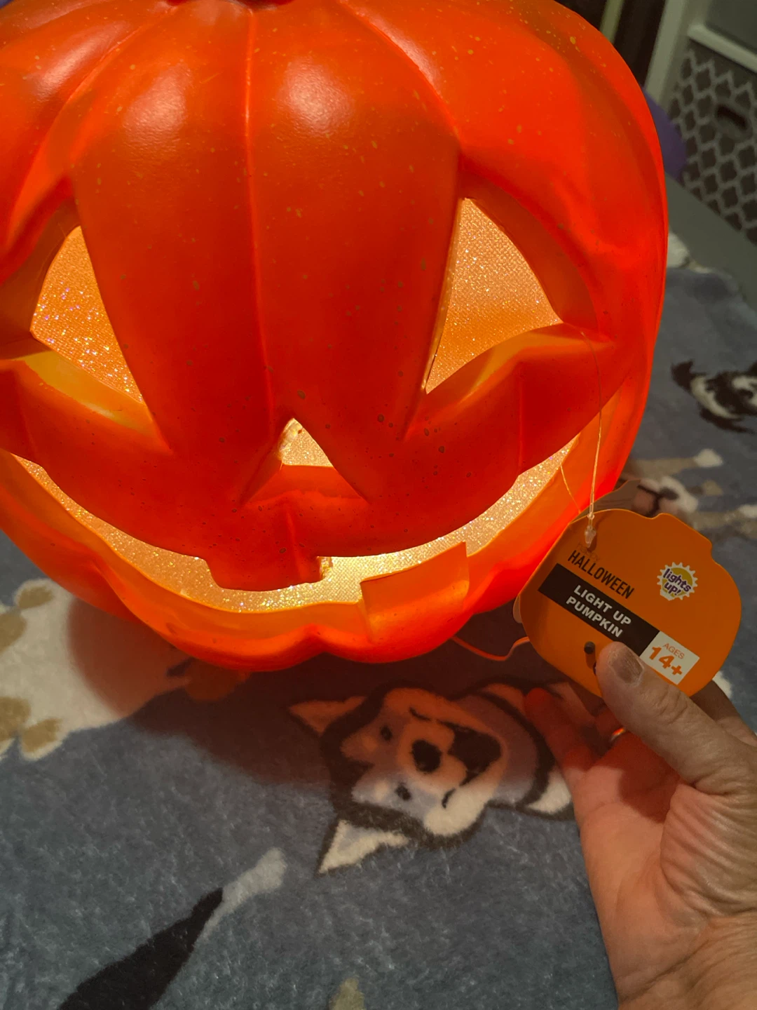 Halloween Light Up Pumpkin - photo 2