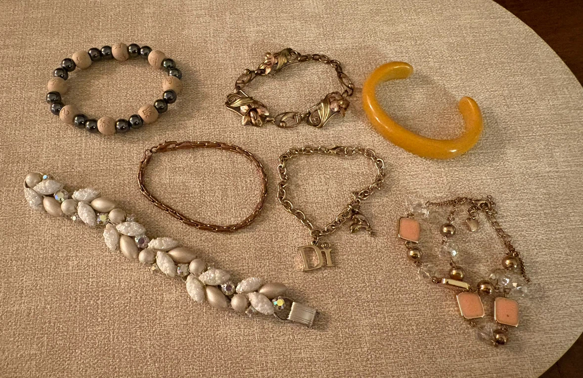 Vintage Costume Bracelet Lot – 7 Pieces - photo 5
