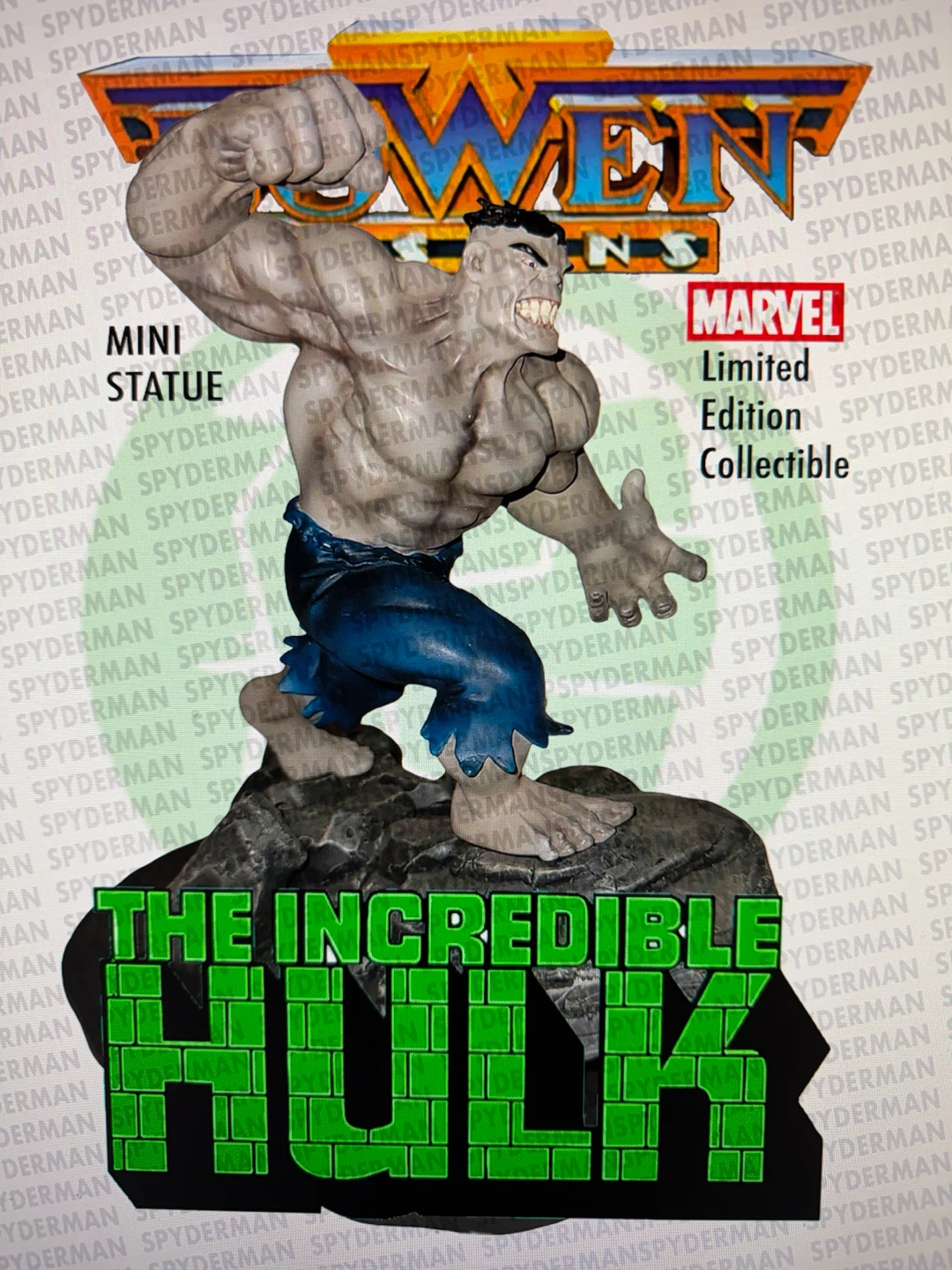 The Incredible Hulk Mini Statue Bowen designs