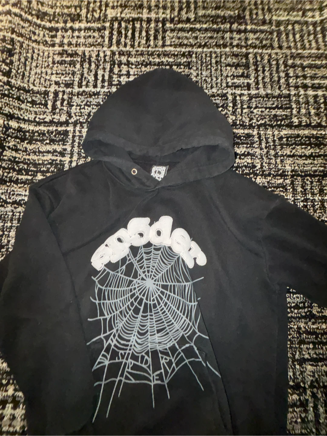 Black Spider Web Hoodie - photo 2