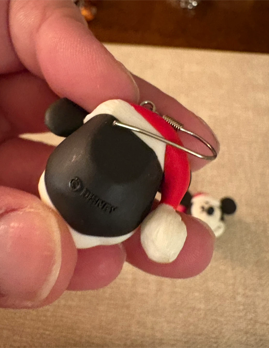 Disney Mickey Mouse Santa Christmas Earrings - photo 2