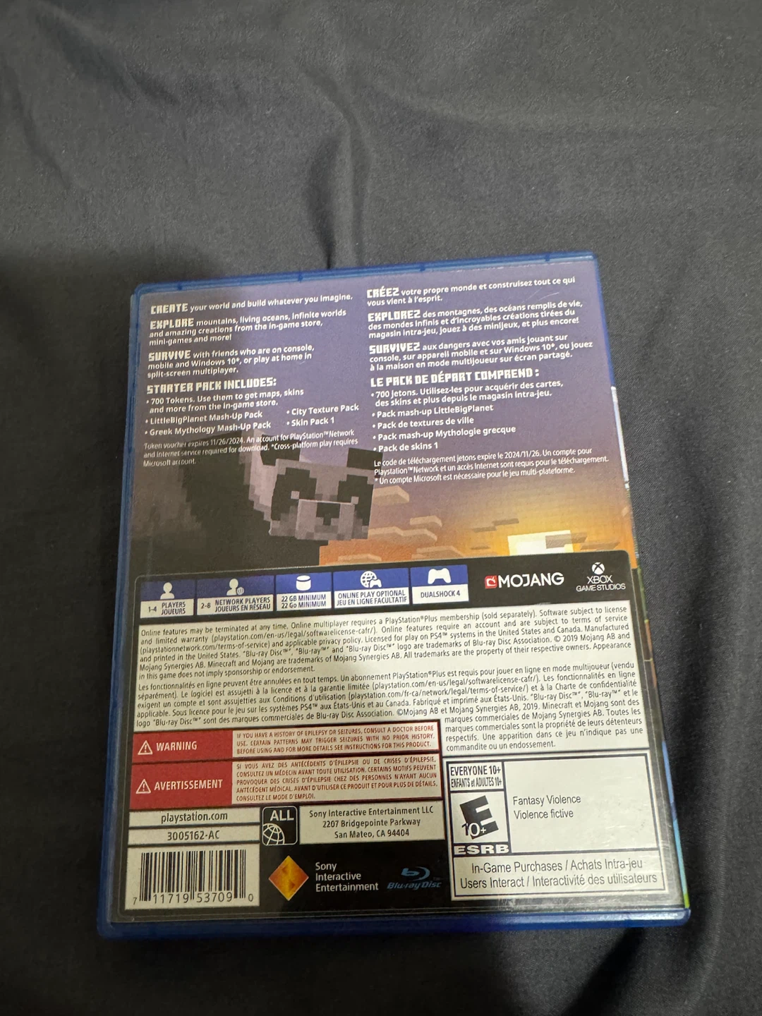 Ps4 Minecraft game - photo 3