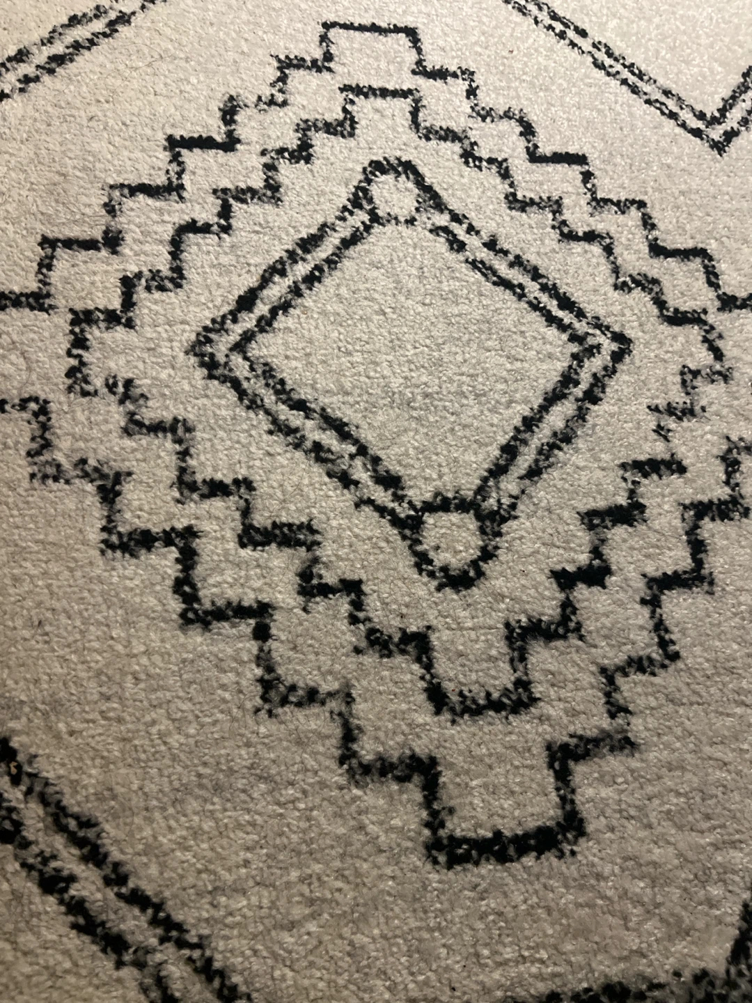 Boho Tribal Diamond Shag Area Rug - photo 2