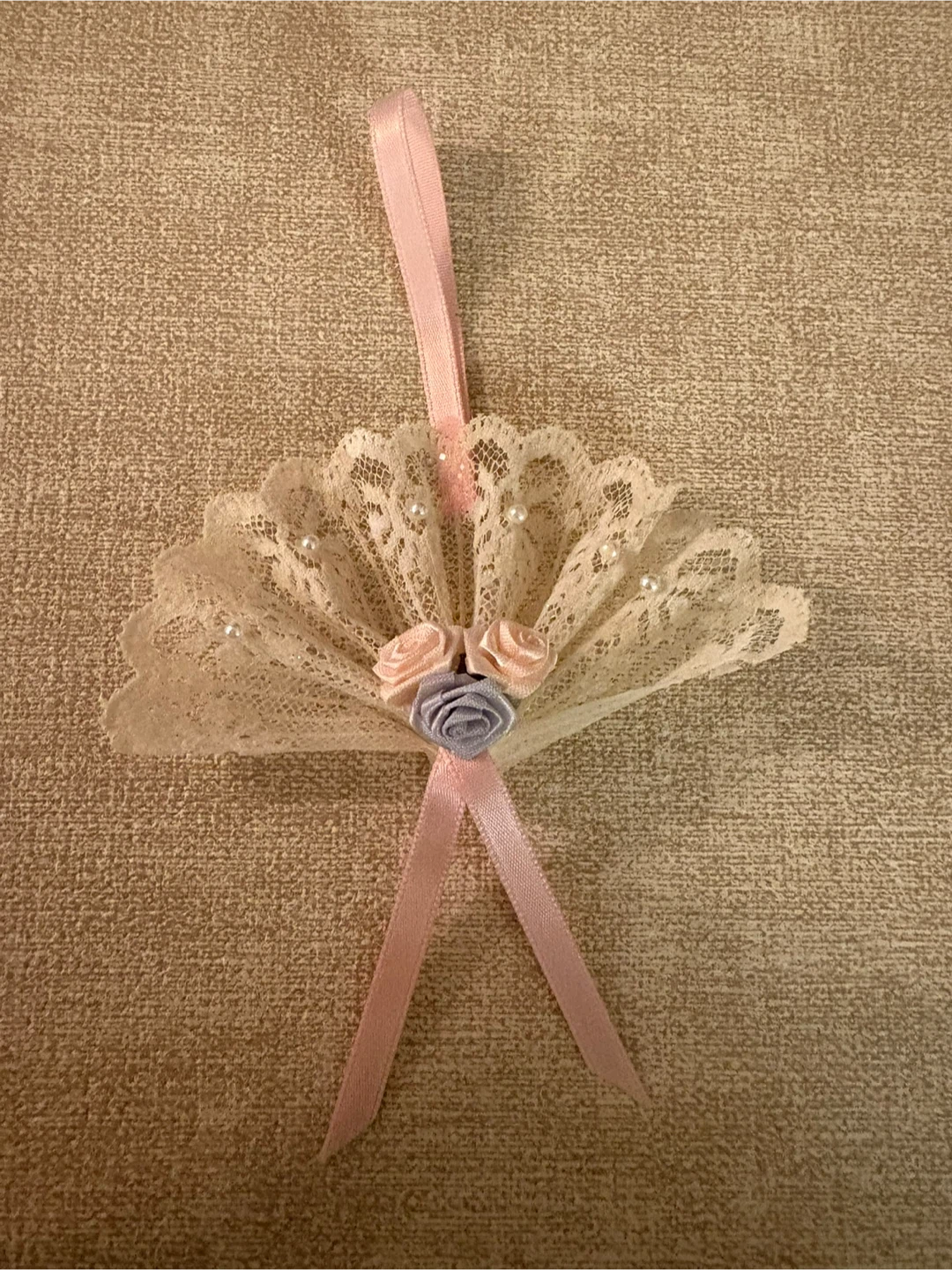 Decorative Lace Fan Hanging Ornament