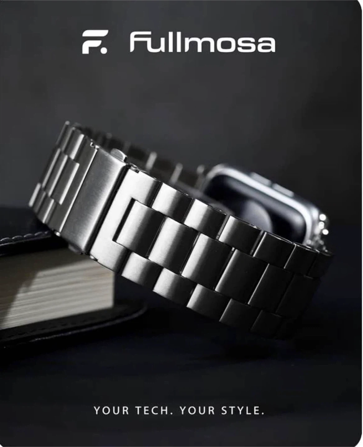 Metal Apple Watch band for 45/44/42mm,Silver - photo 2