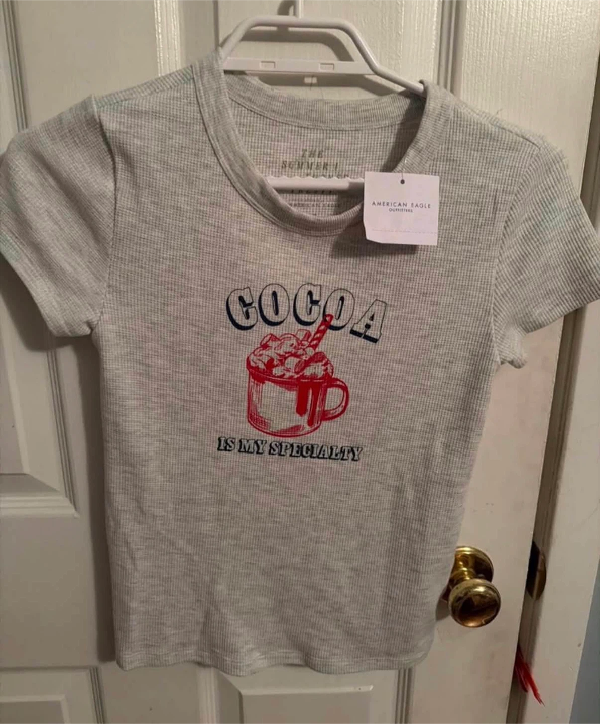 Women American eagle summer I turned pretty t shirt
