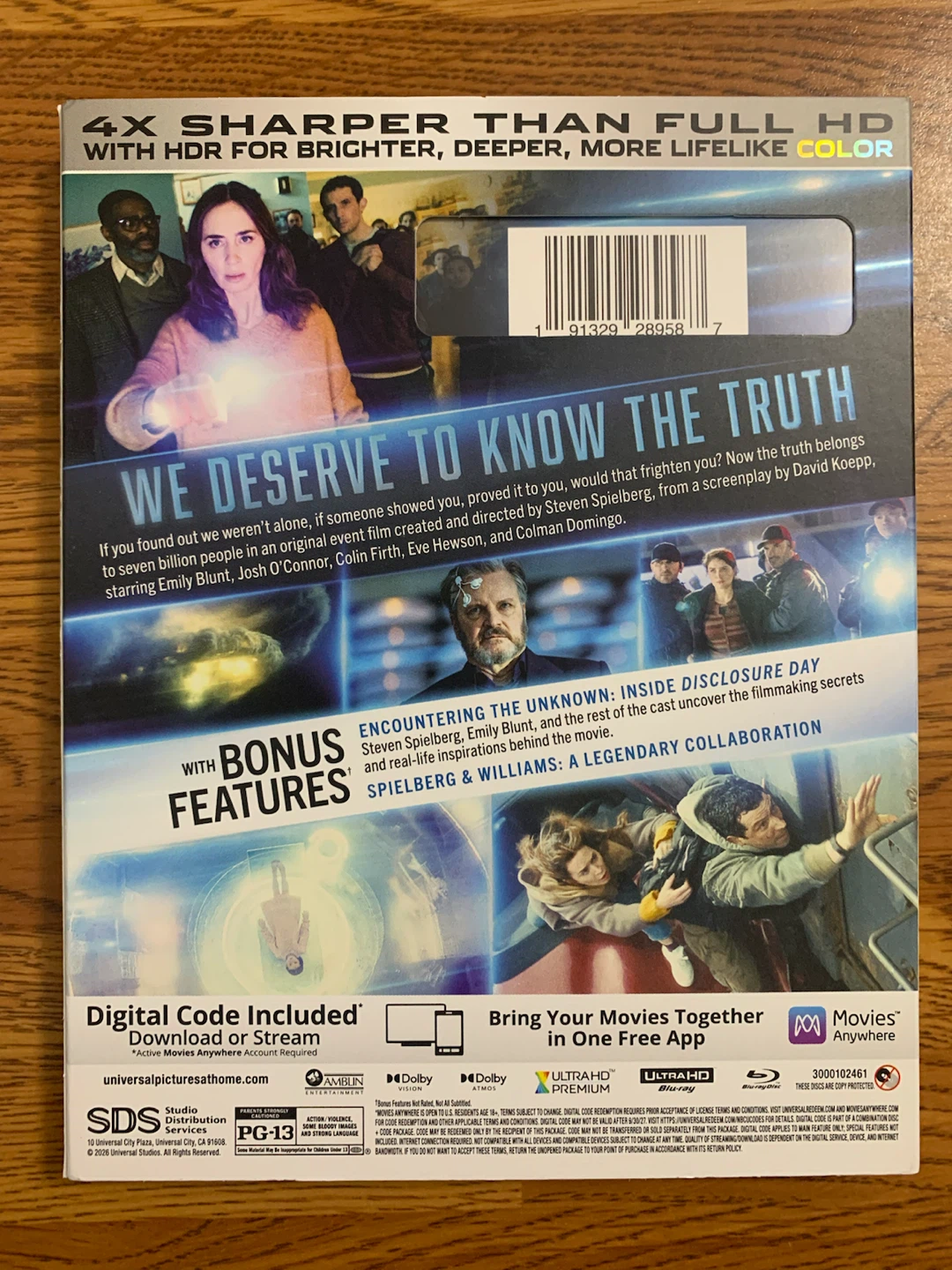 Disclosure Day (Collector’s Edition) 4K UHD Blu-ray Combo Pack - photo 2