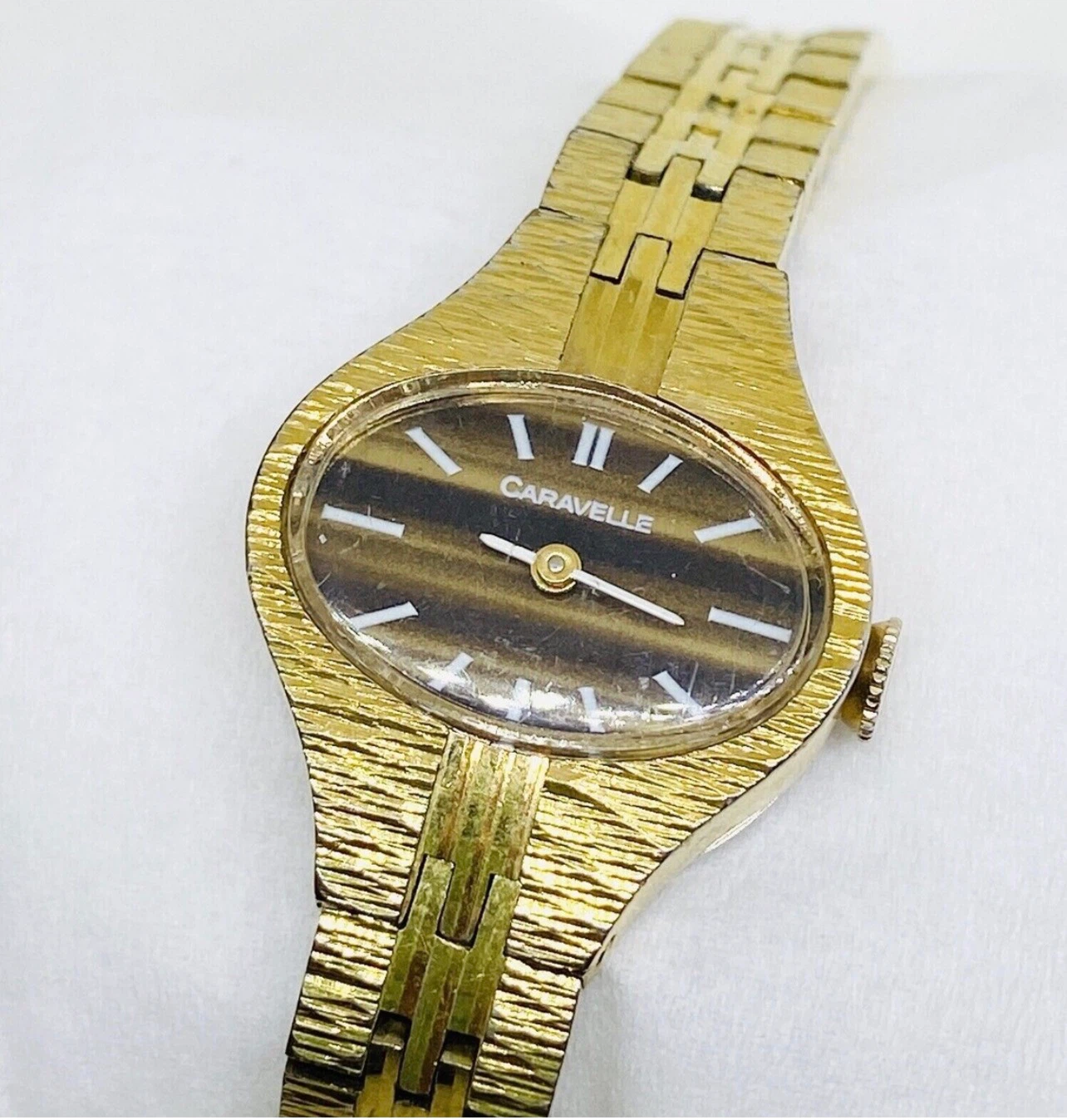 Caravelle Gold Tone Ladies Watch