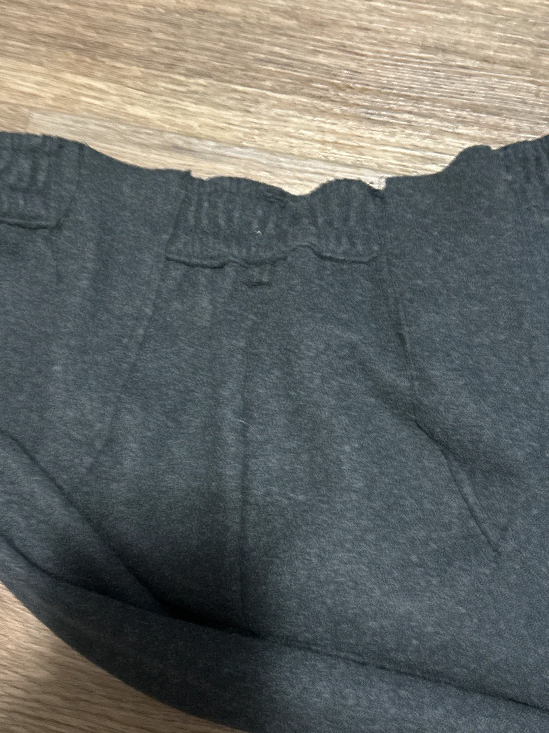 Baggy Grey  faux wool Shorts - photo 2